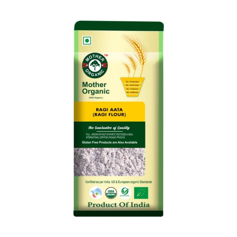 Mother Organic  Ragi Flour from India
